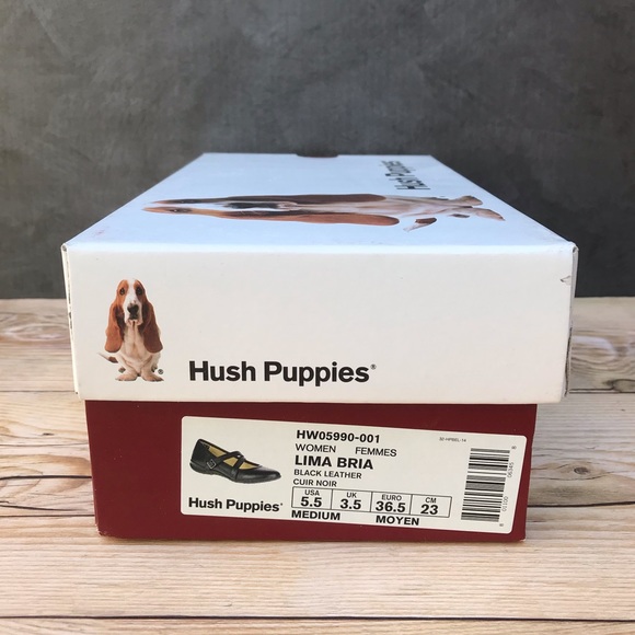 Hush Puppies Lima Bria Black Leather - Picture 16 of 16